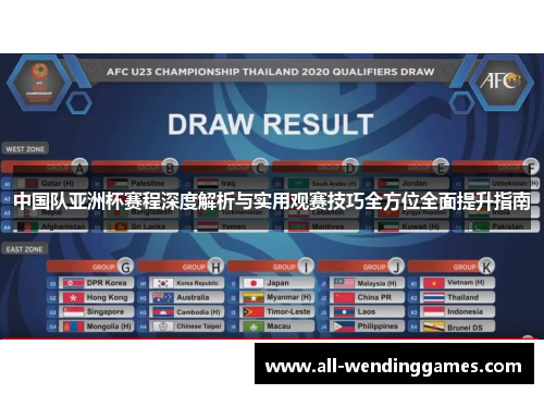 中国队亚洲杯赛程深度解析与实用观赛技巧全方位全面提升指南